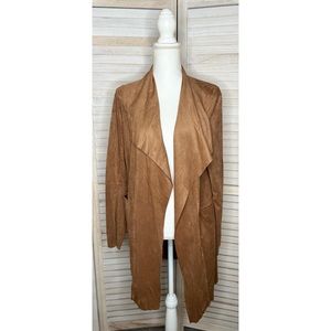 Max Studio Luxe Faux Suede Topper - L - NWOT!
